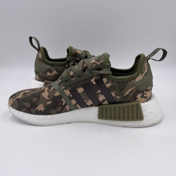 adidas NMD R1 Green Camouflage Womens Shoes - Picture 2 of 8